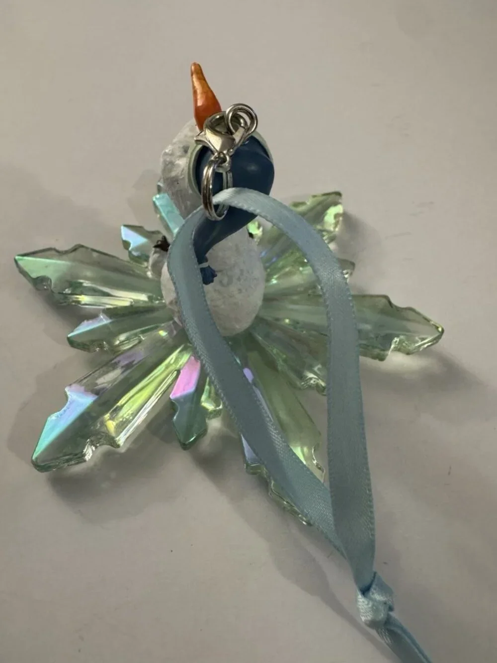 Disney Parks Sketchbook Christmas Ornament Frozen Olaf On Crystal Snowflake G